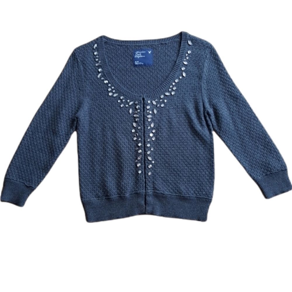 American Eagle Outfitter Chunky Rhinestone Sweater